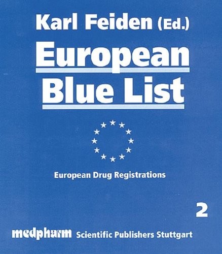 European Blue List: European Drug Registrations (Ring Bound Edition)